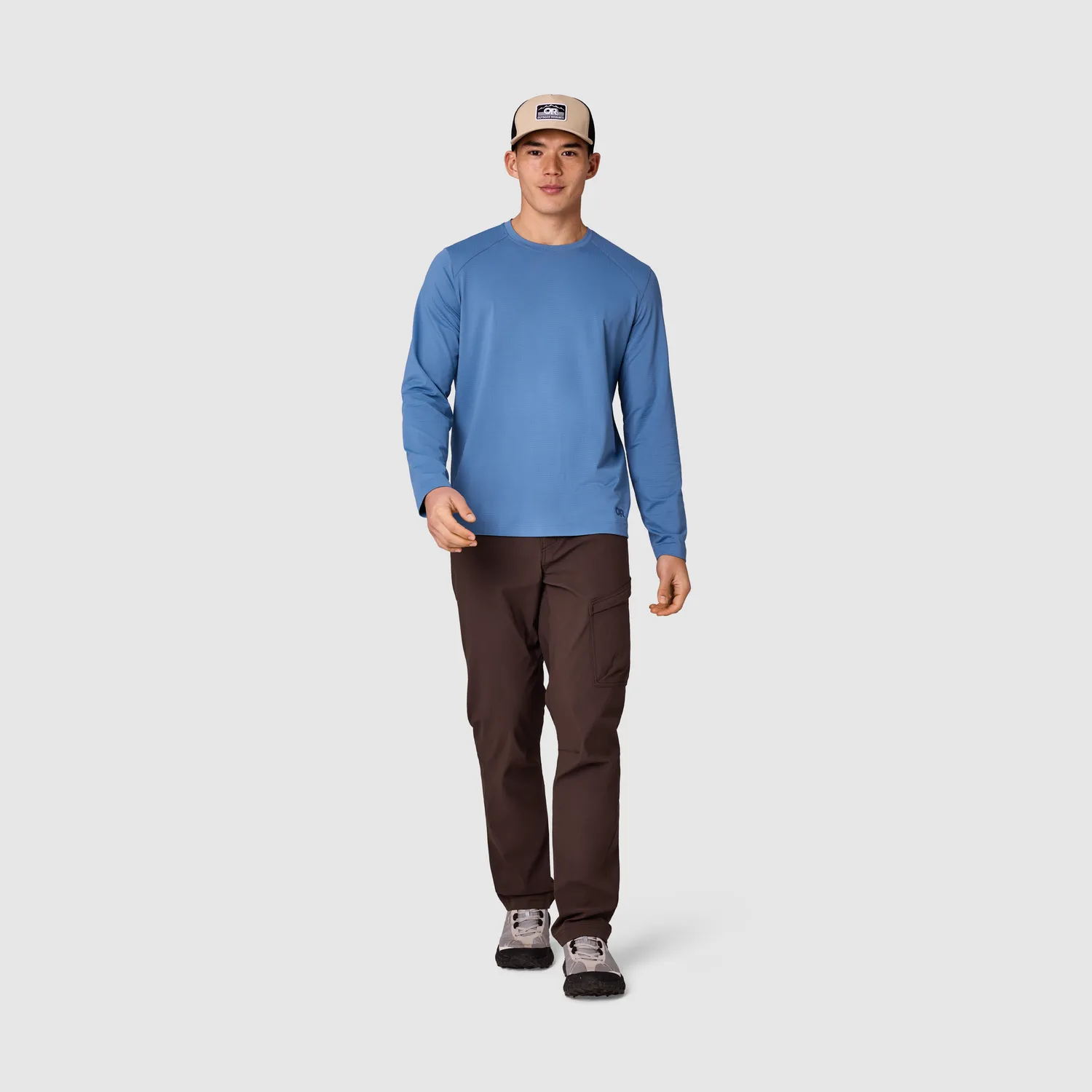 Outdoor Research Vigor LT Crew mellomlag herre Ascent Blue