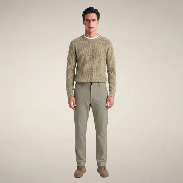 Save The Duck Steve L.32 chinos herre Rainy Beige slim fit