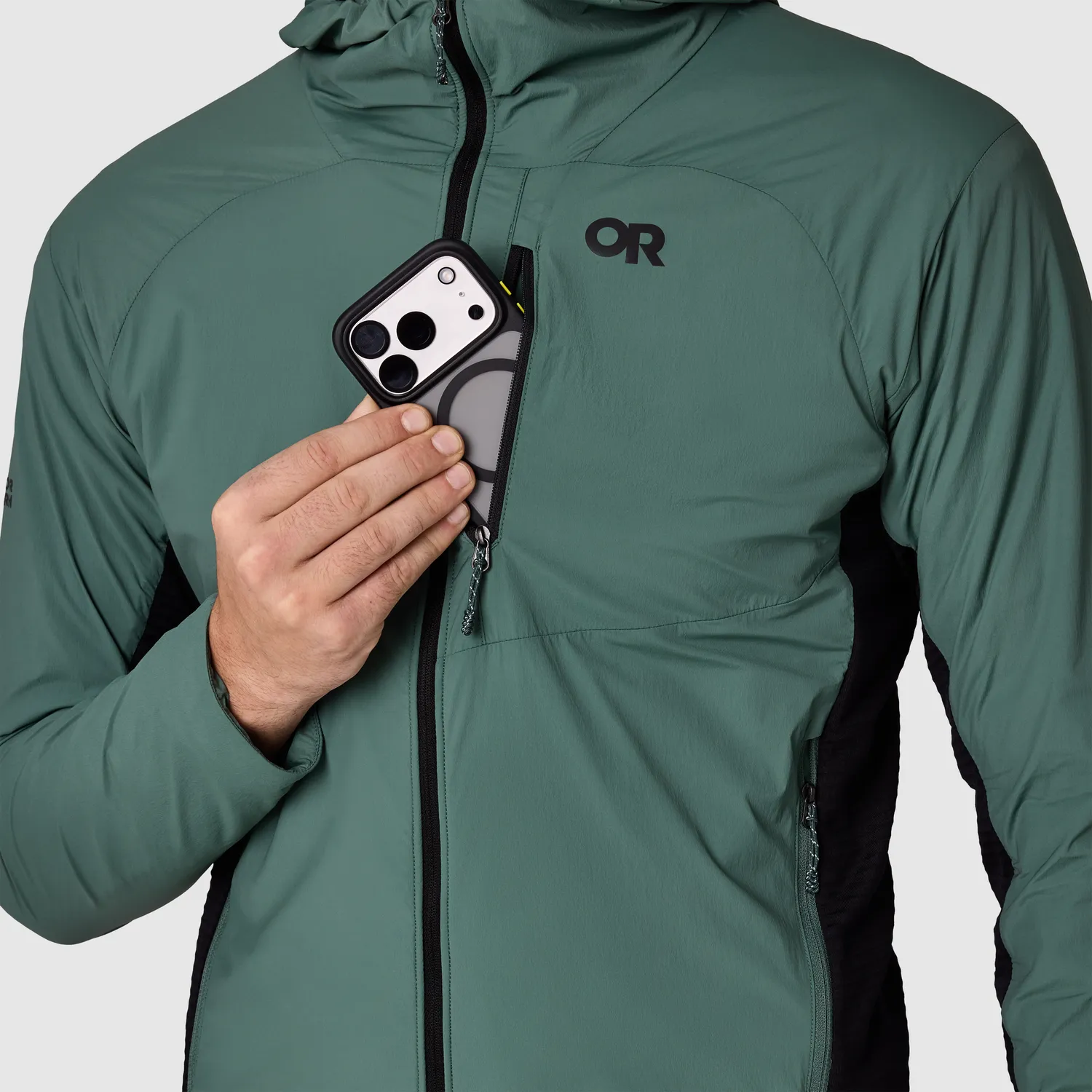 Outdoor Research Deviator Men's Deviator Hoodie hettejakke Solid Black L pustende