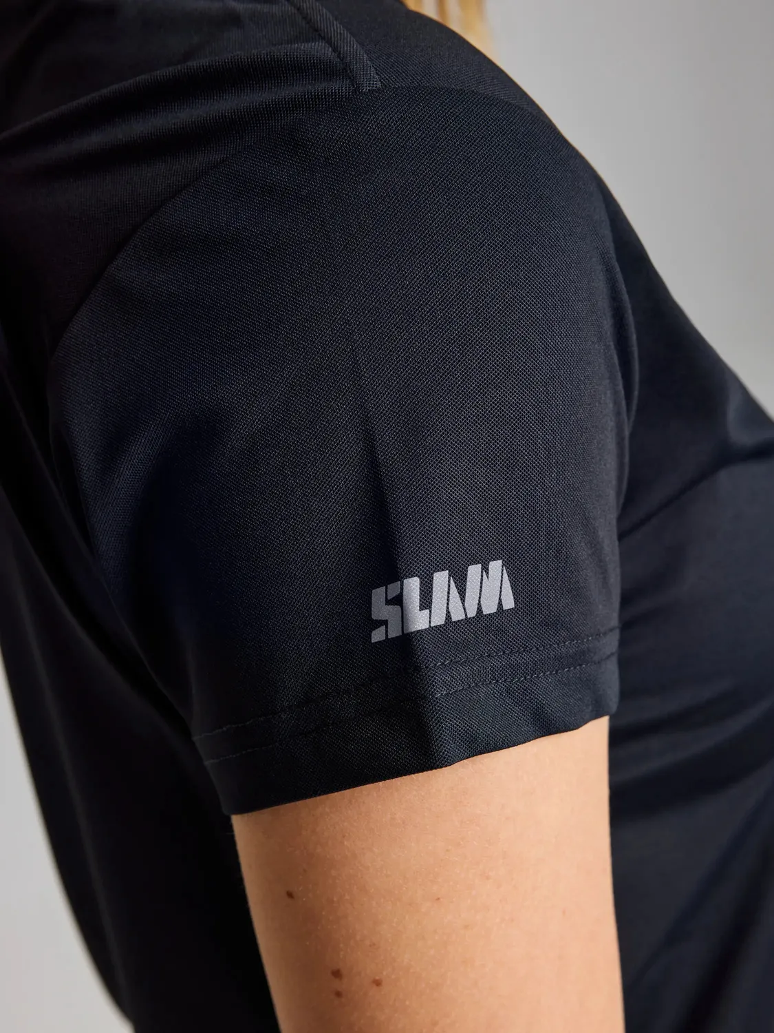 Slam WS Tech Pique T-skjorte Bright White UV-beskyttelse