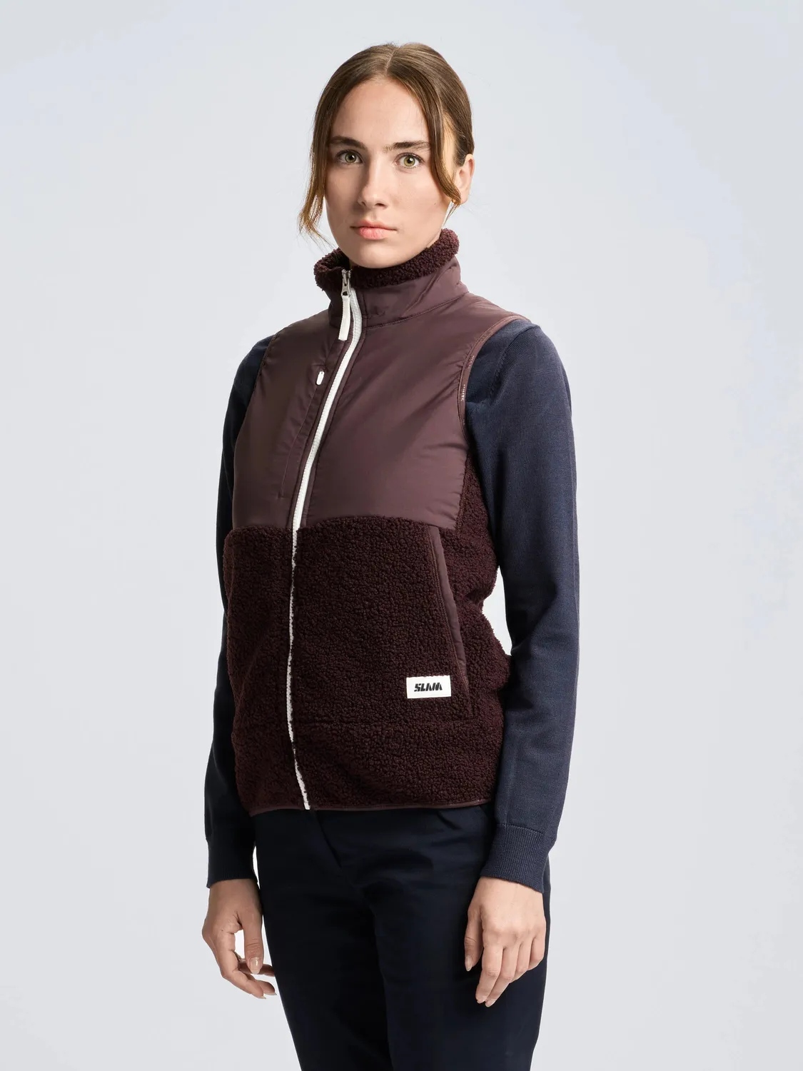 Slam Altura WS Vest fleecevest dame Dark Navy