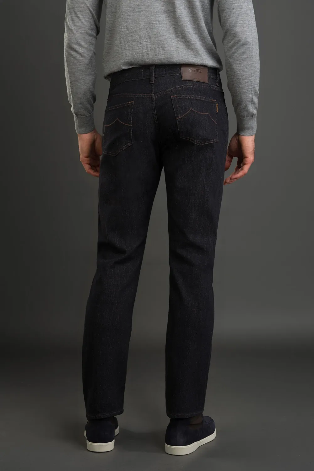 Moorer MILTON-09 DARK DENIM jeans mørk denim str 28–42 stretch