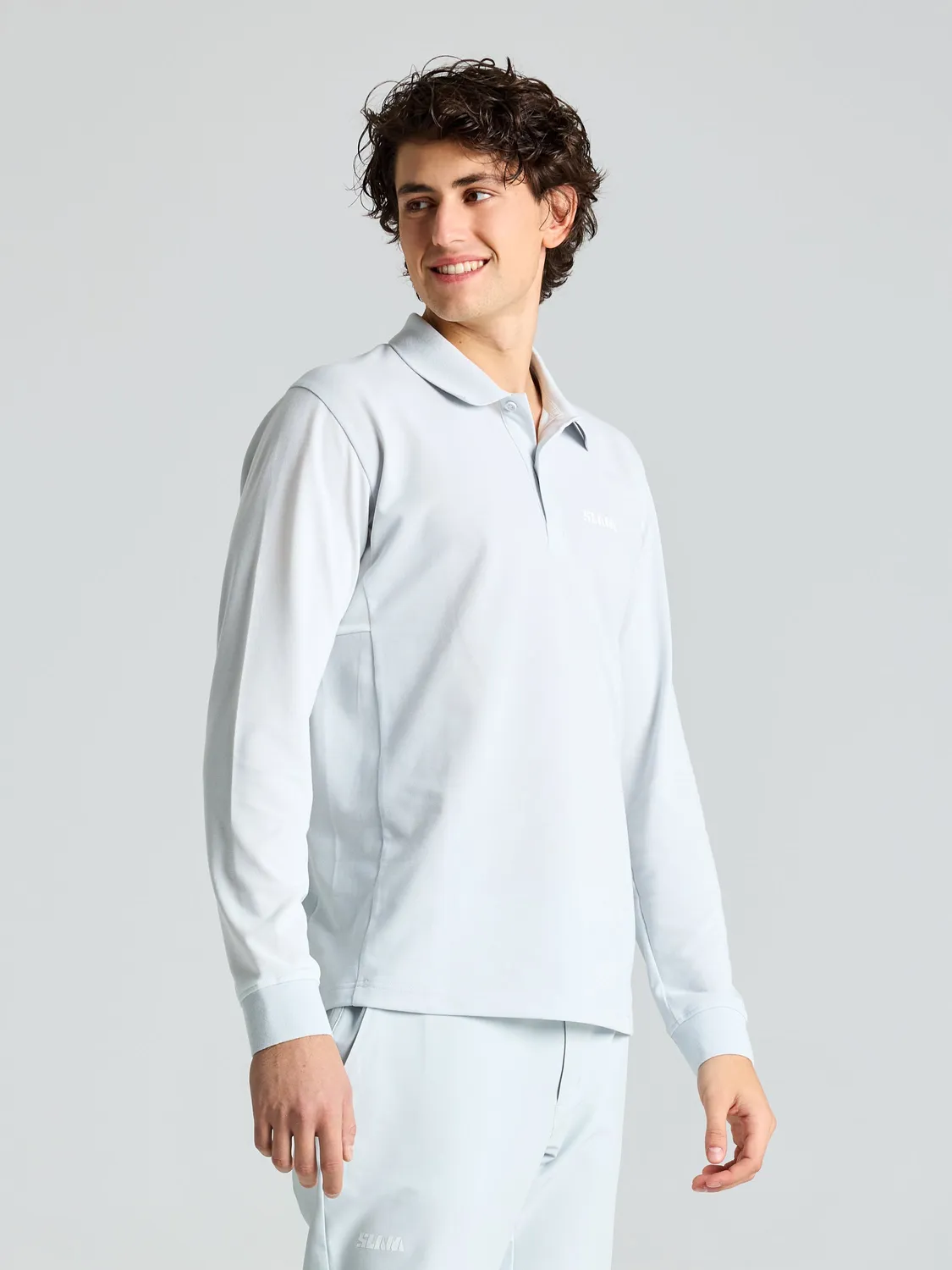 Slam One Design OD Drirelease langermet polo herre