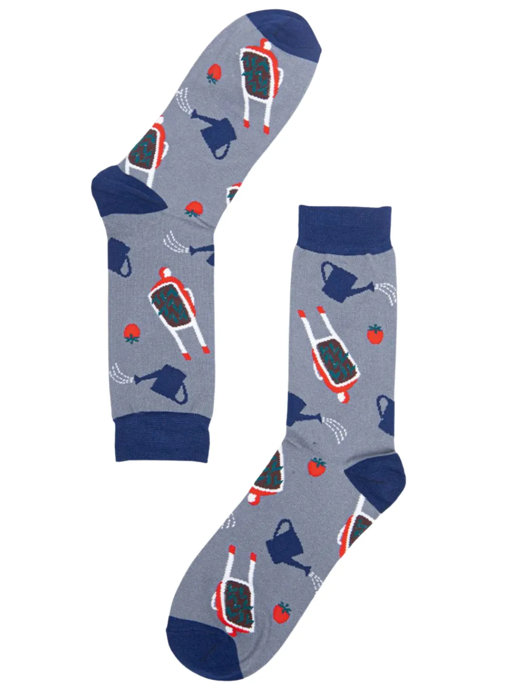 John Partridge Gardening Bamboo Socks sokker blå/grå bambus