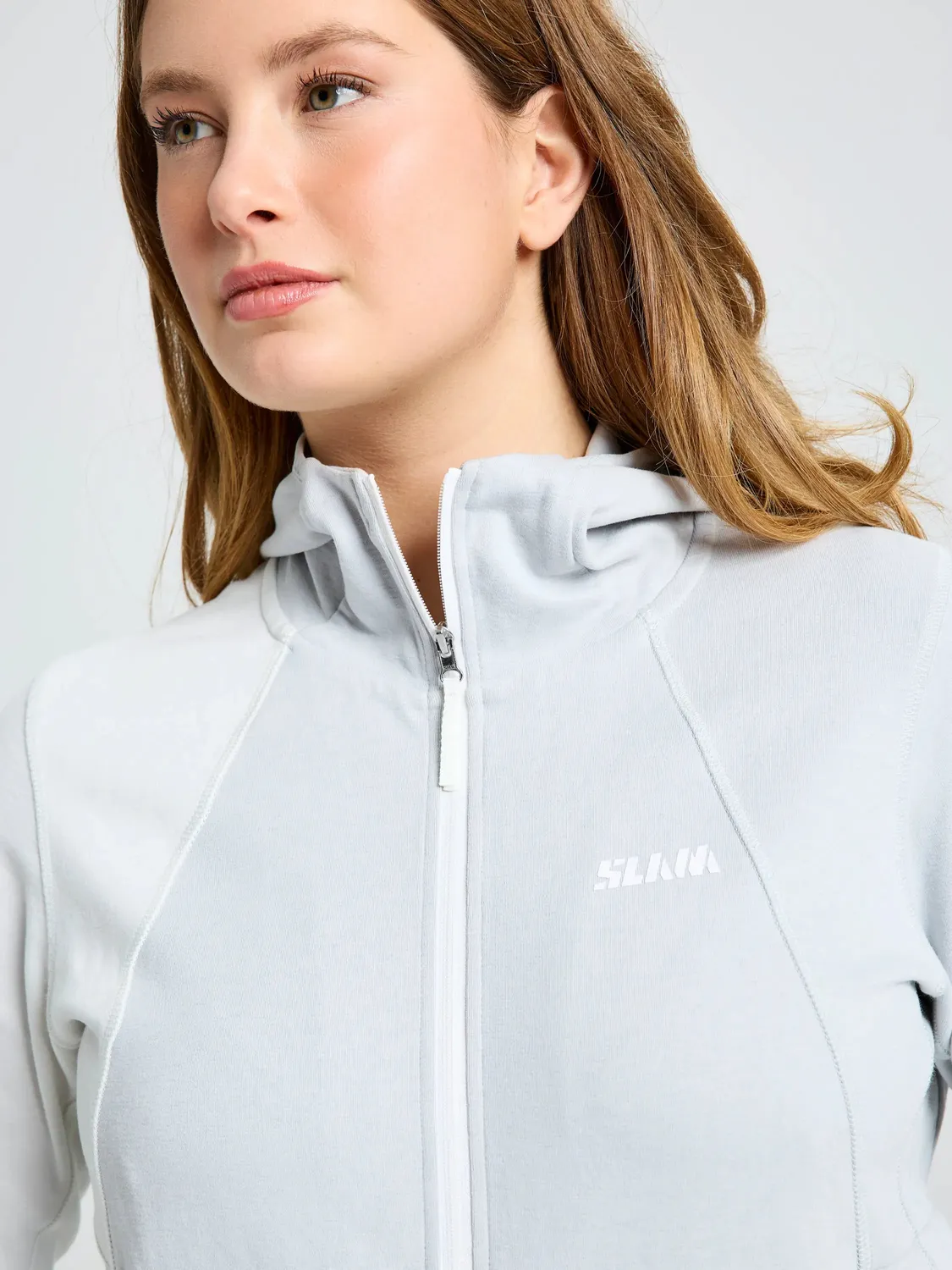 Slam Graphic WS FZ Hoodie hettejakke dame hel glidelås