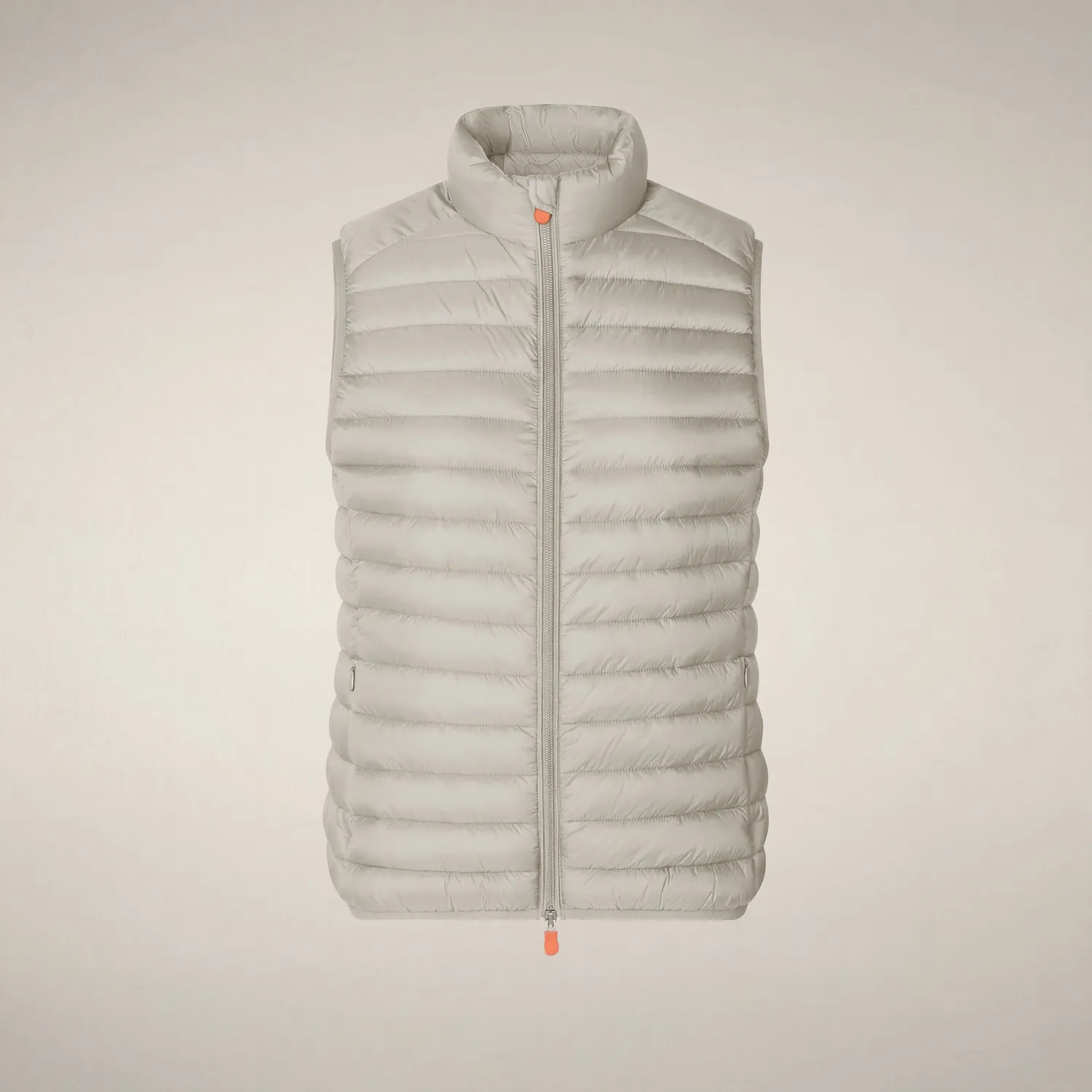 Save The Duck Charlotte quiltet vest dame regnbeige Plumtech