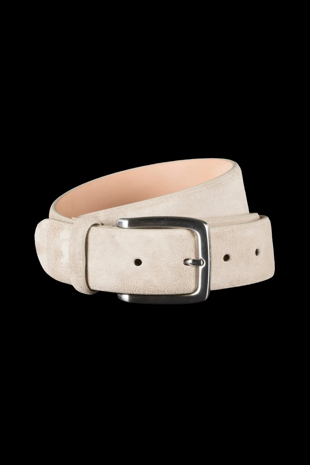 Moorer BATTISTA-P5 belte – semsket kalveskinn 3,5 cm