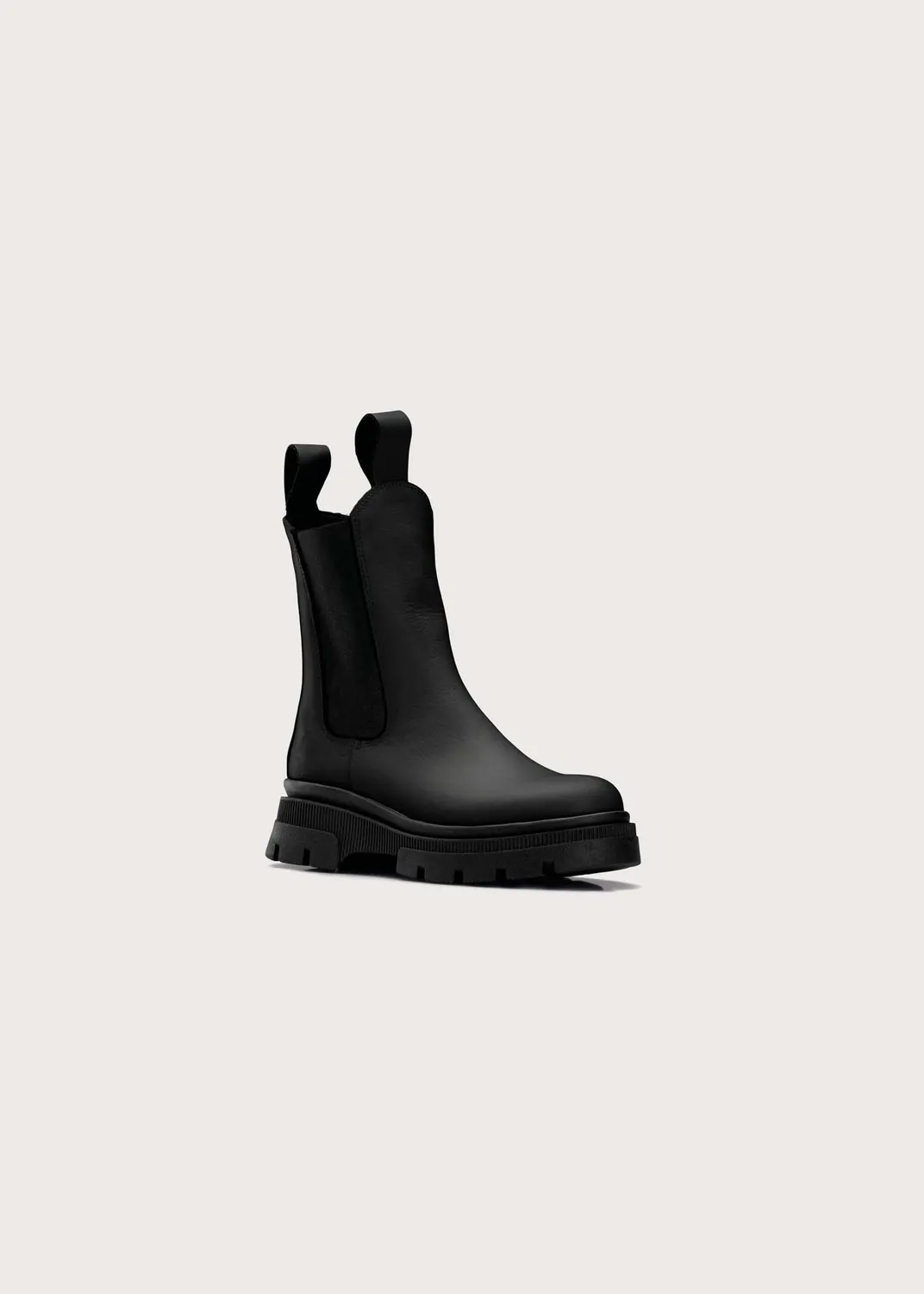 Brgn Chelsea Boot Aniline chelseaboots svart nubuk