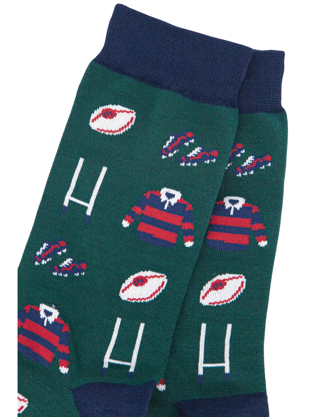 John Partridge Socks - Rugby sokker grønn bambus
