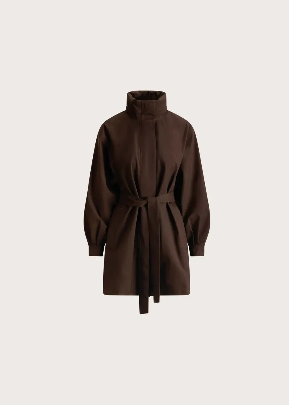 Brgn Rossby Coat regnkåpe Chocolate Brown XS–XL