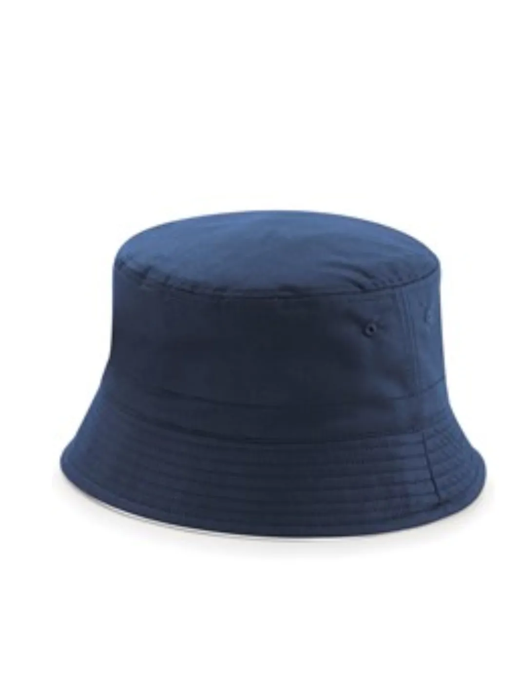 John Partridge Reversible Bucket Hat bøttehatt marineblå/hvit vendbar bomull