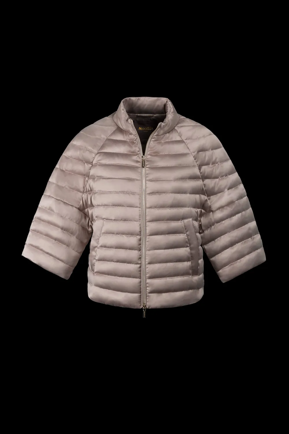 Moorer VAGLIA-SKR cape Taupe silkekappe