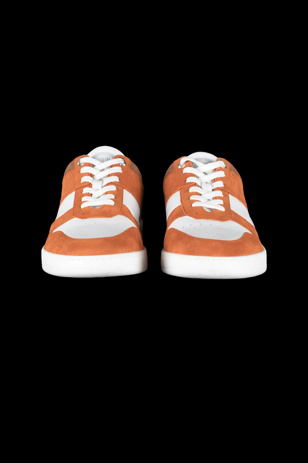 Mooer BANKSY-P5E sneakers oransje skinn og denim