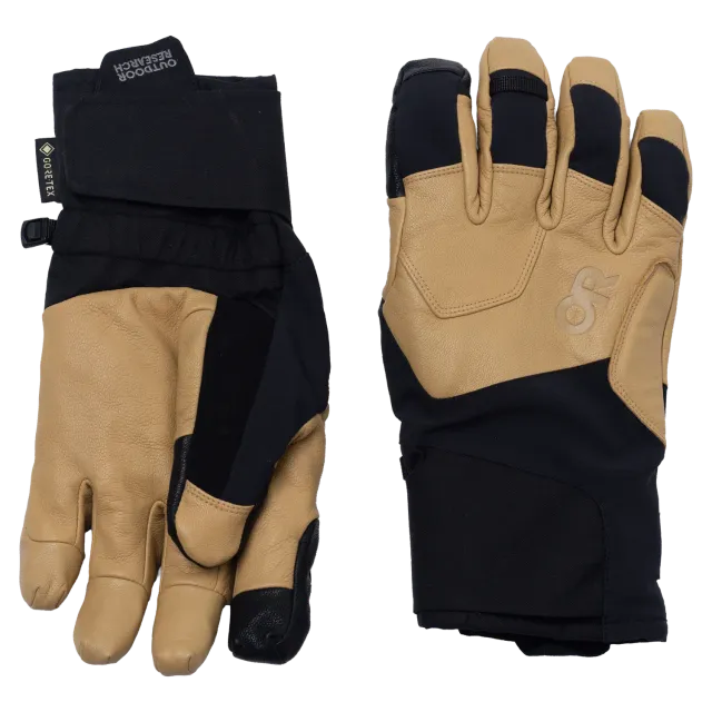 Outdoor Research Alpinite GORE-TEX hansker Natural, Black