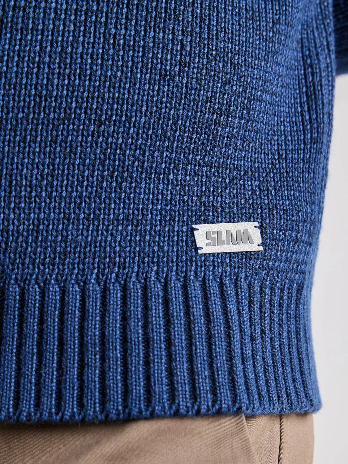 Slam Seawool Turtleneck høyhalset genser dry sand merinoblanding