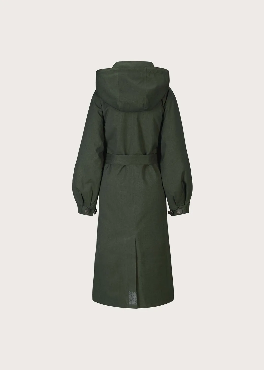 Brgn Rossby Maxi Coat kåpe Rosin Dark Green foret