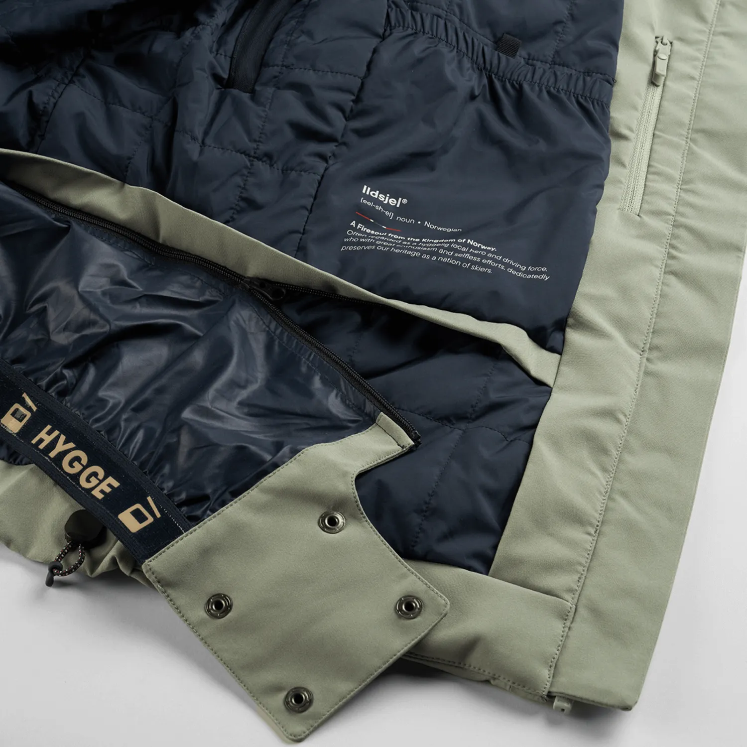 House of Hygge Ildsjel Insulated Jacket skijakke Sage