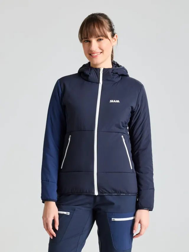 Slam One Design OD WS Hooded Midlayer Jkt jakke dame Primaloft