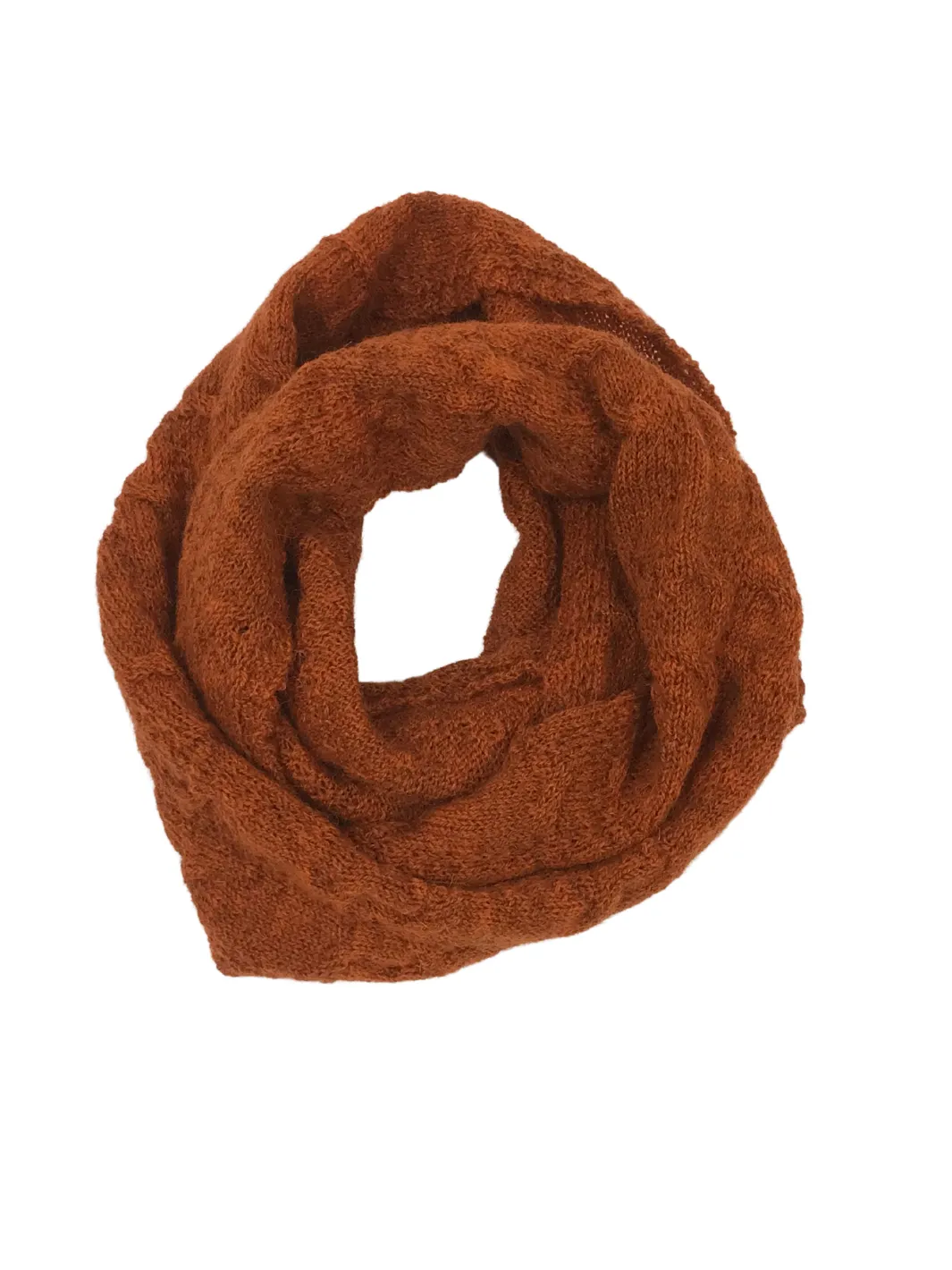 John Partridge Beanie & Snood Set lue- og halssett Burnt Orange ull