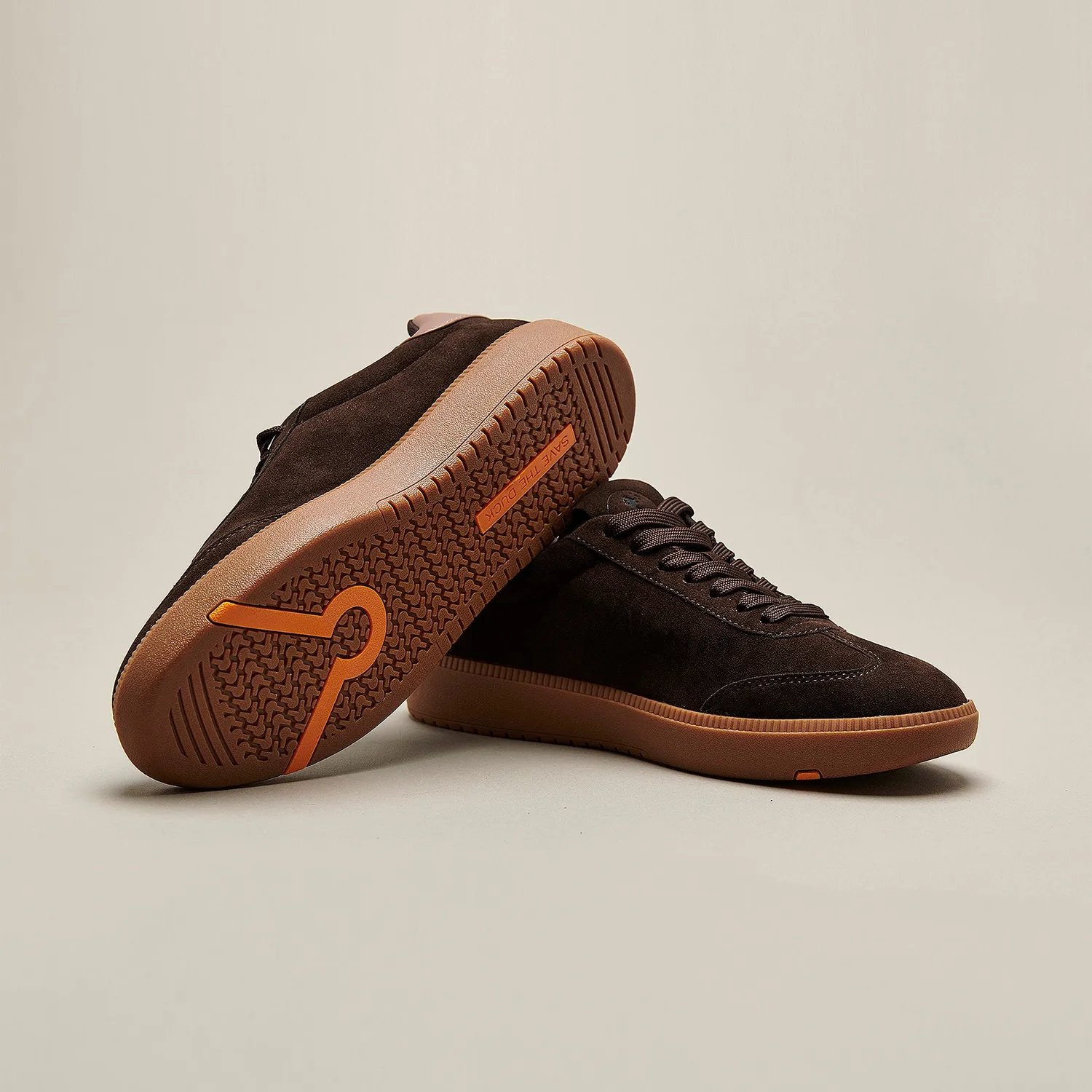 Save The Duck Gale sneakers herre mørk brun dyrefri