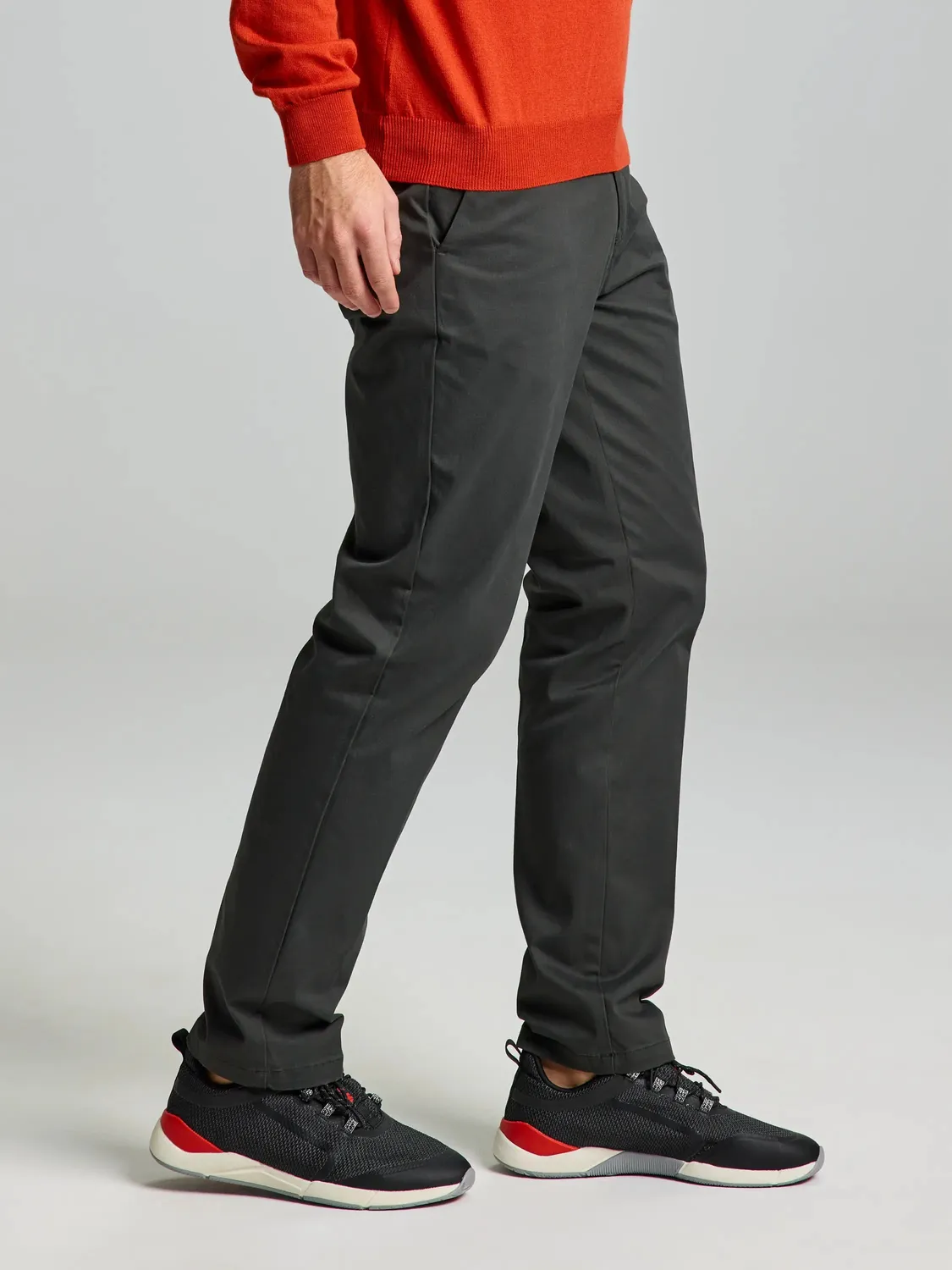 Slam Deck Chino Pant herrebukse – mørk marine, stretchbomull