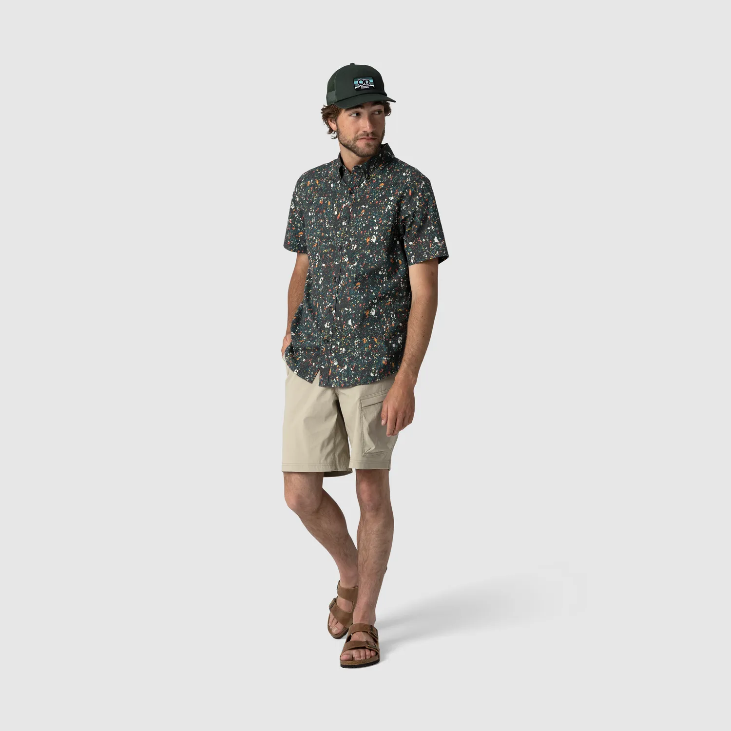 Outdoor Research Rooftop Short Sleeve Shirt skjorte Sedona Plaid S bomullsblanding