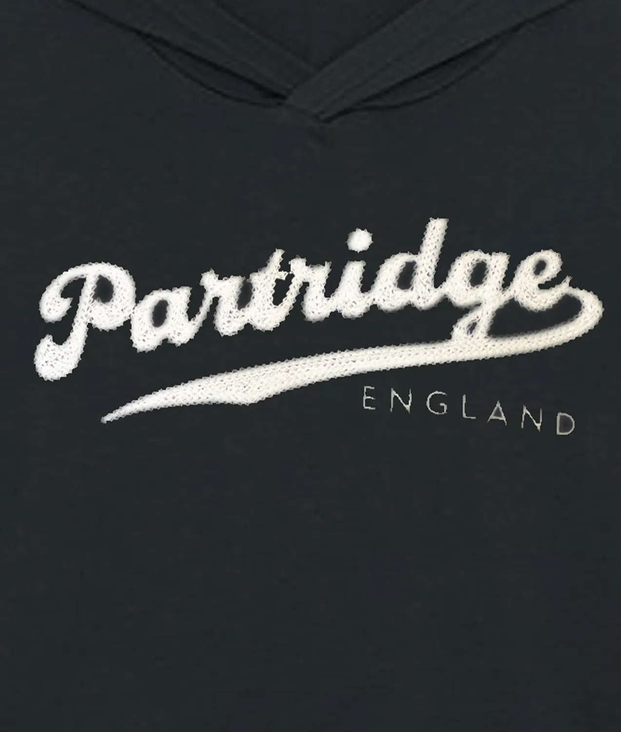 John Partridge Hooded Sweatshirt hettegenser svart S–2XL økologisk bomull