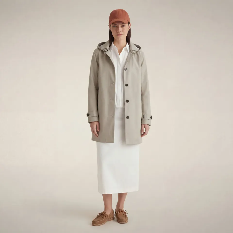 Save The Duck Rain April regnkåpe dame Rainy Beige