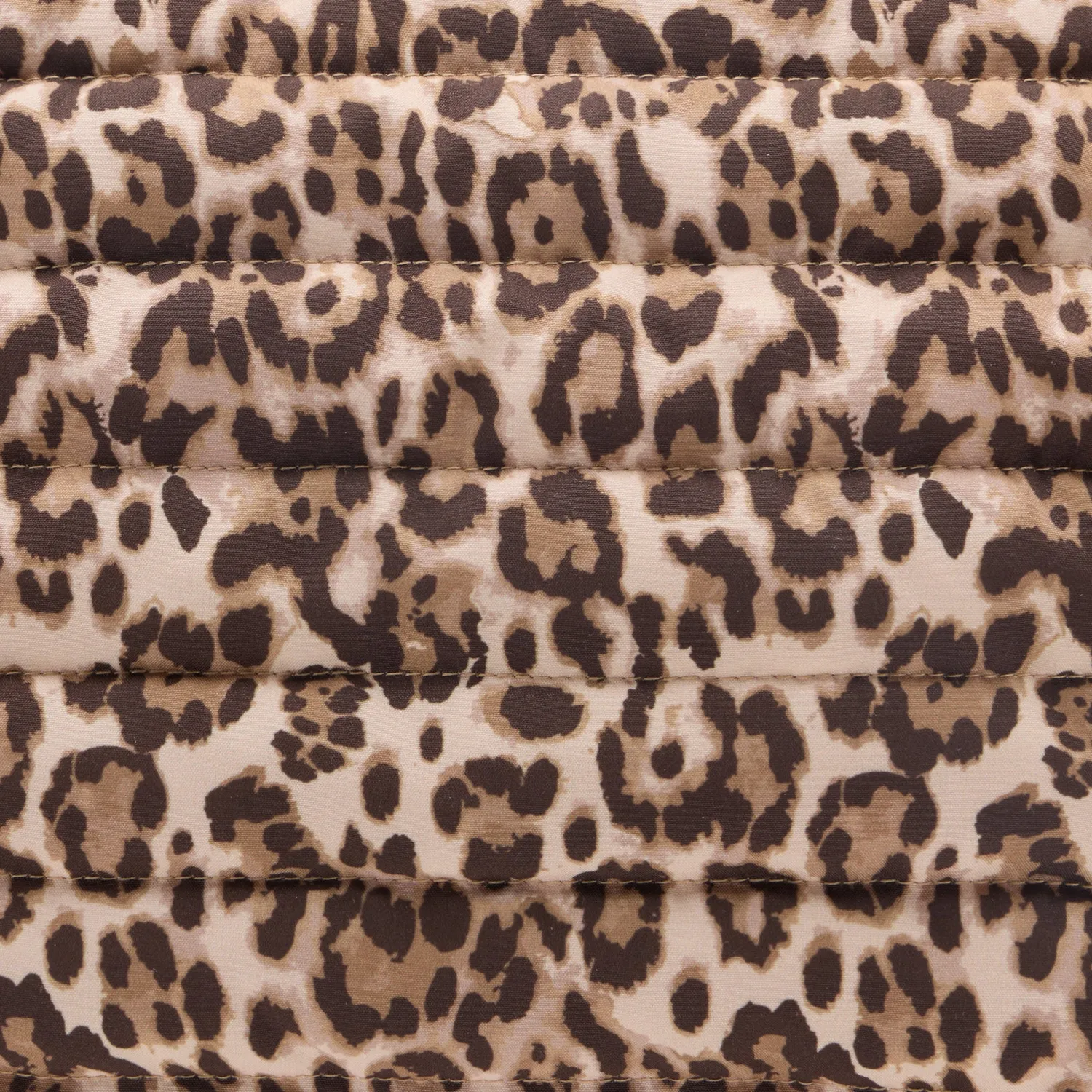 Save The Duck Clio quiltet pouch TU leopardmønstret
