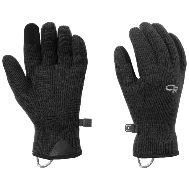 Outdoor Research Flurry Sensor Glove hansker Solid Black touchscreen