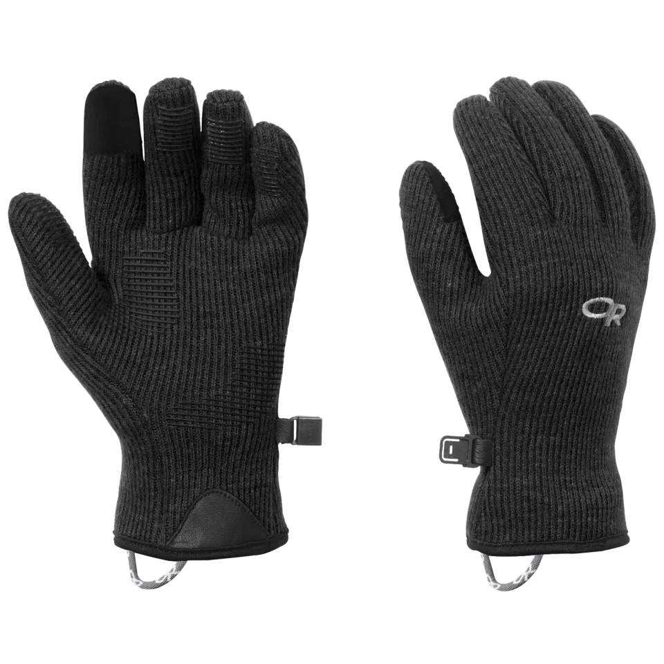 Outdoor Research Flurry Sensor Glove hansker Solid Black touchscreen