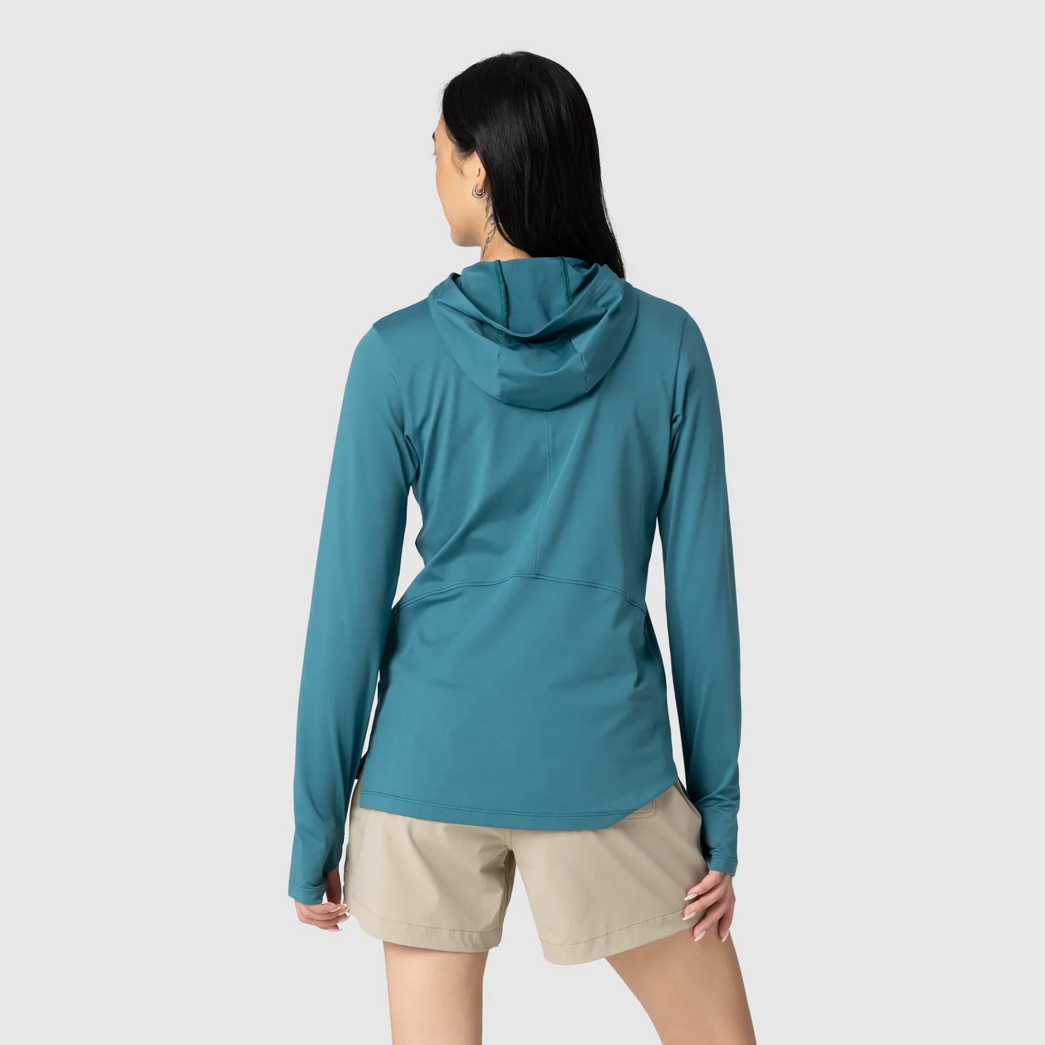 Outdoor Research ActiveIce Women's ActiveIce Spectrum Sun Hoodie hettegenser Ascent Blue Heather XS UPF 50+