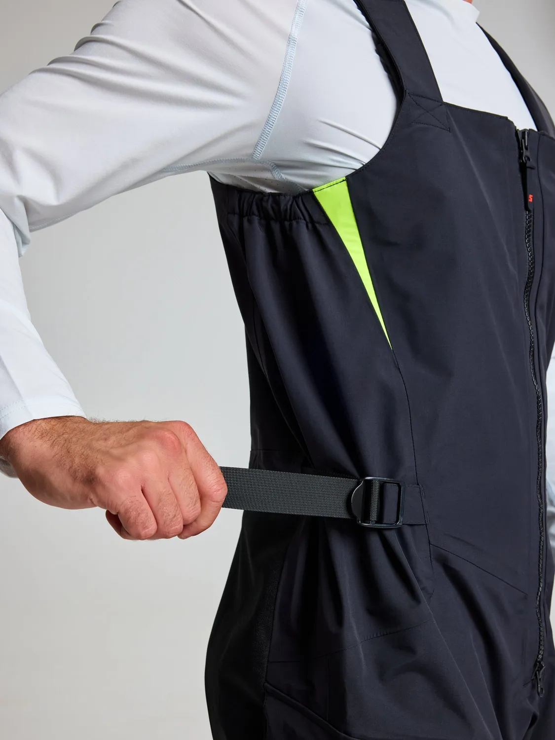Slam PRO Offshore Bibs seilbukse unisex svart vanntett 15 000 mm