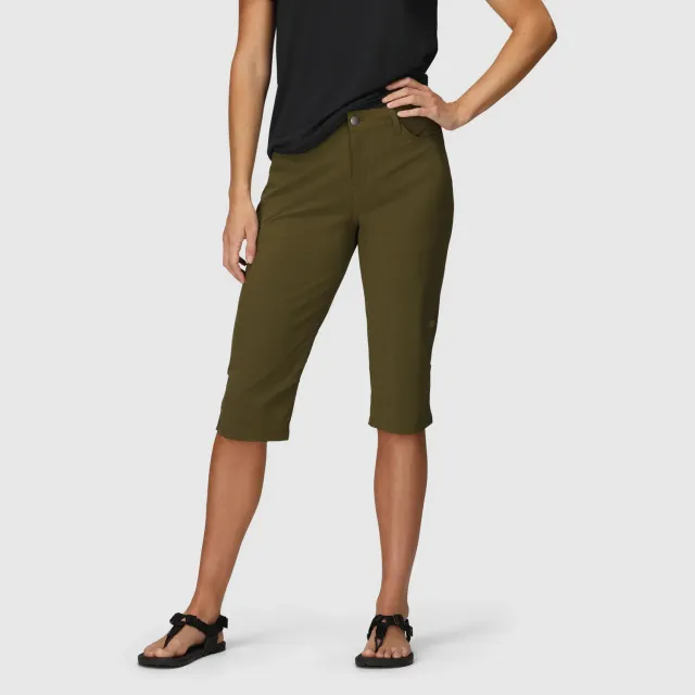 Outdoor Research Ferrosi Capris capribukse Dark Olive dame UPF 50+