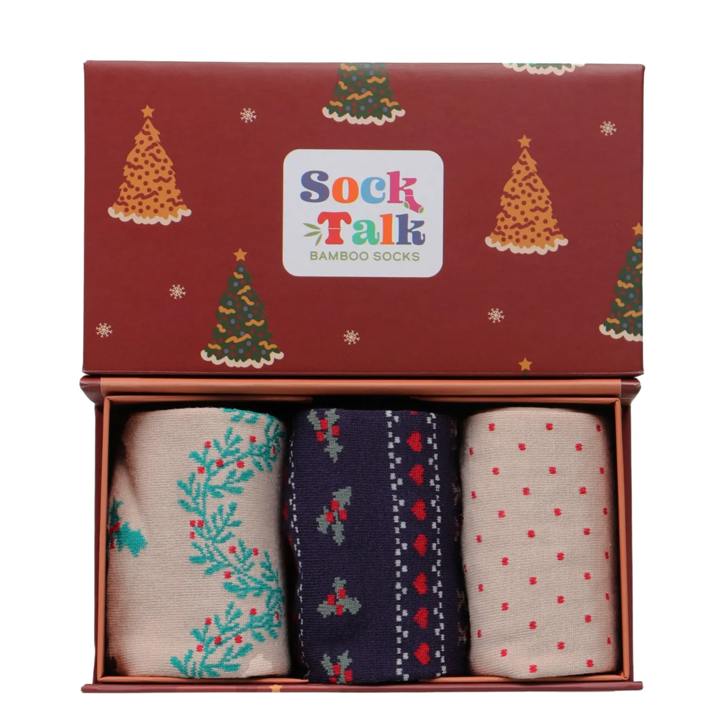 John Partridge Sock Gift Box sokker 3 par bambusmix