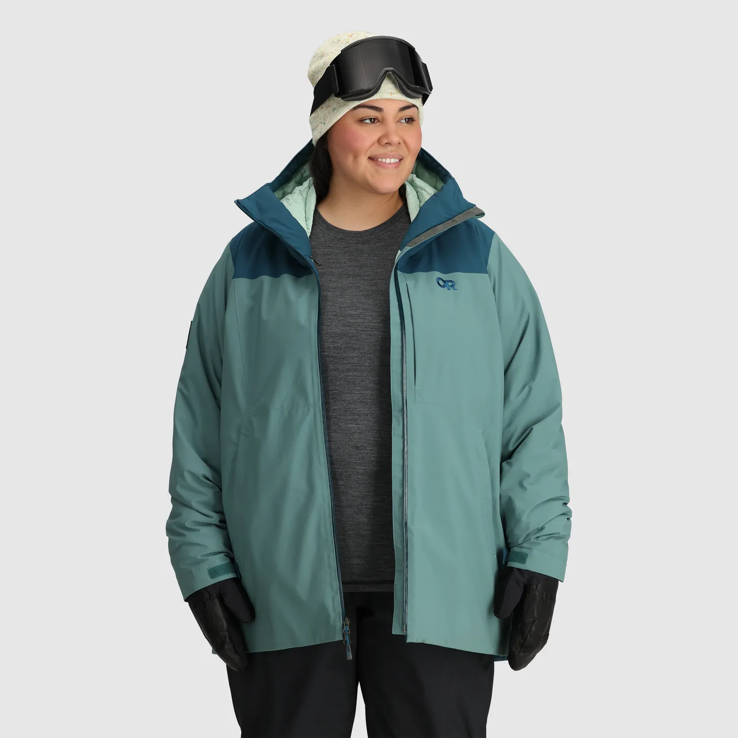 Outdoor Research Snowcrew Jacket-Plus skijakke dame 1X isolert