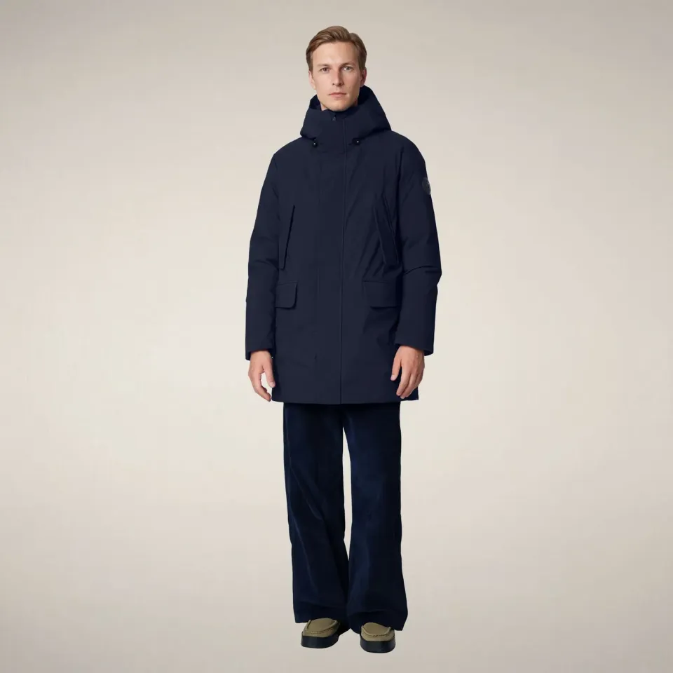 Save The Duck Wilson parkas herre navy resirkulert vattering
