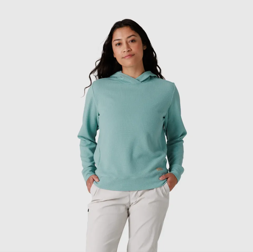 Outdoor Research Eclipse Waffle Hoodie hettegenser Thyme