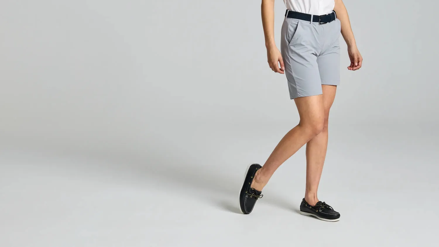 Slam WS Tech Chino Short dameshorts – graphite, lett og hurtigtørkende