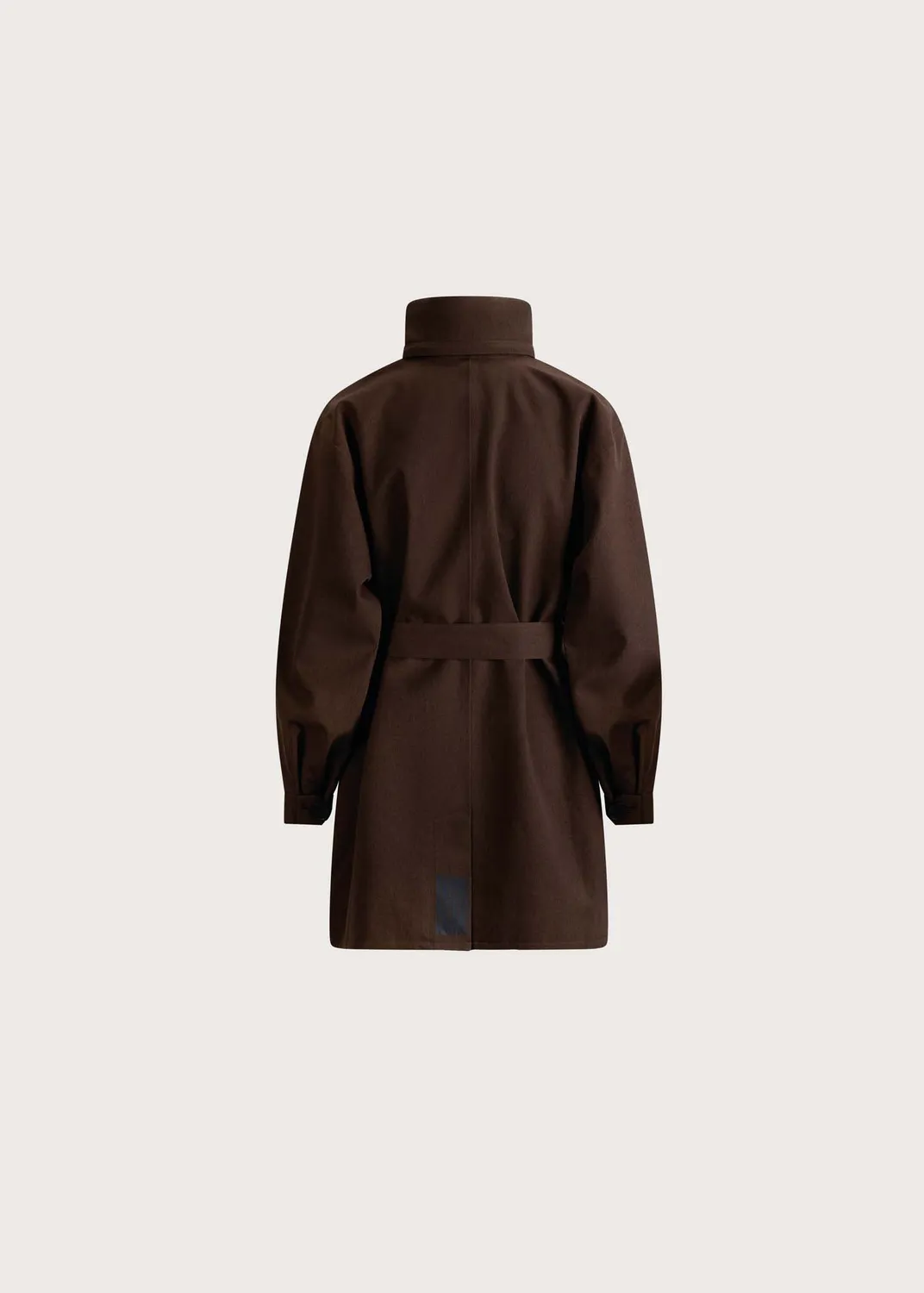 Brgn Rossby Coat regnkåpe Chocolate Brown XS–XL