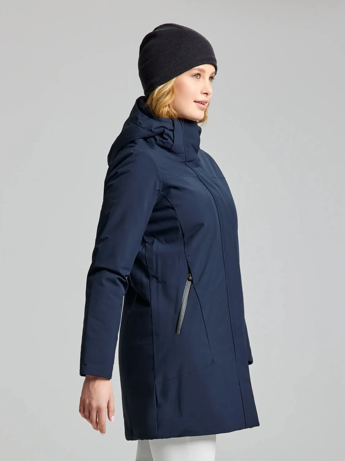 Slam Deck WS Coat vinterjakke dame mørk marineblå