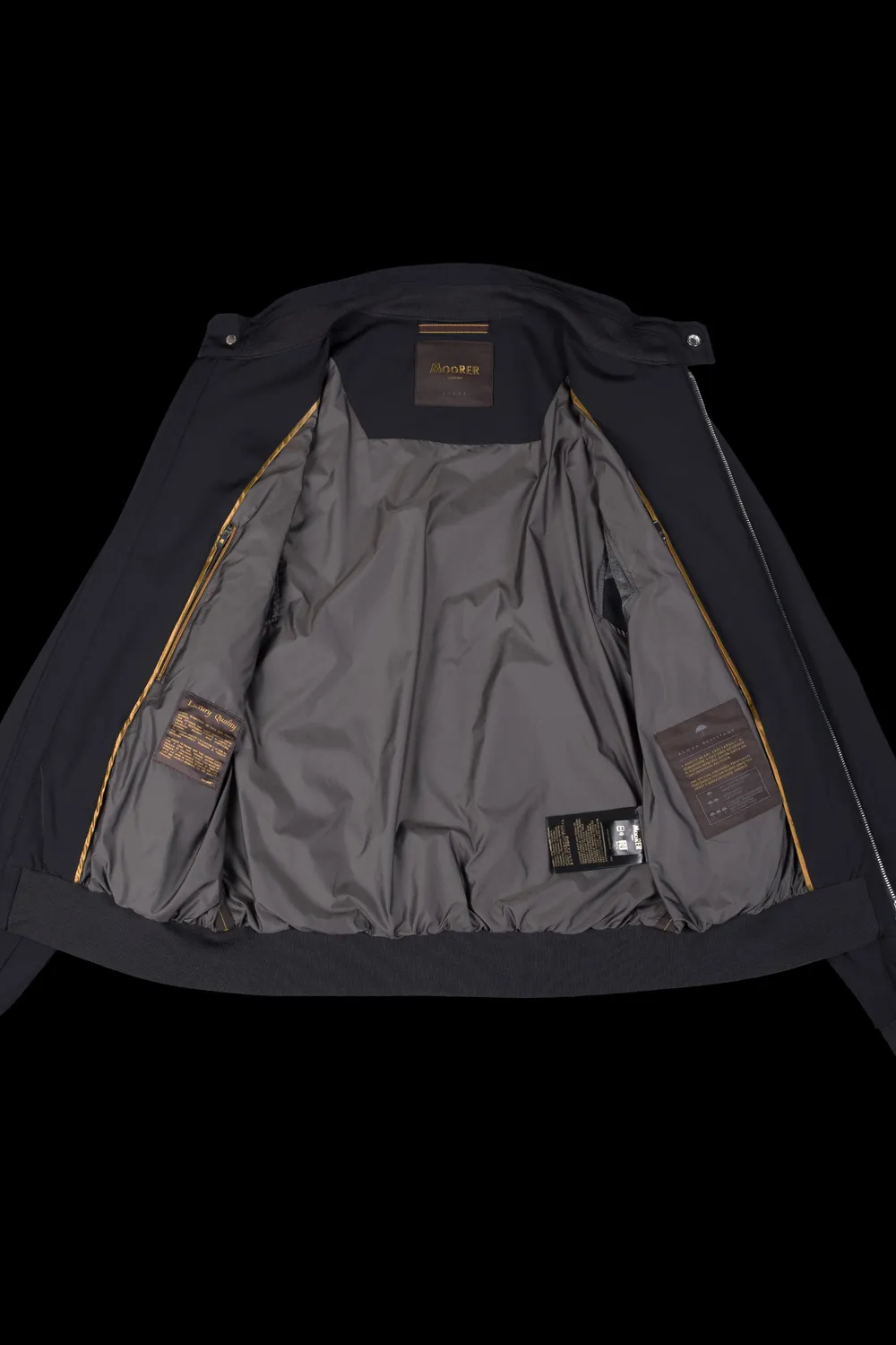 Moorer Acqua ALBERTI-KN bomberjakke DARK BLU vannavvisende