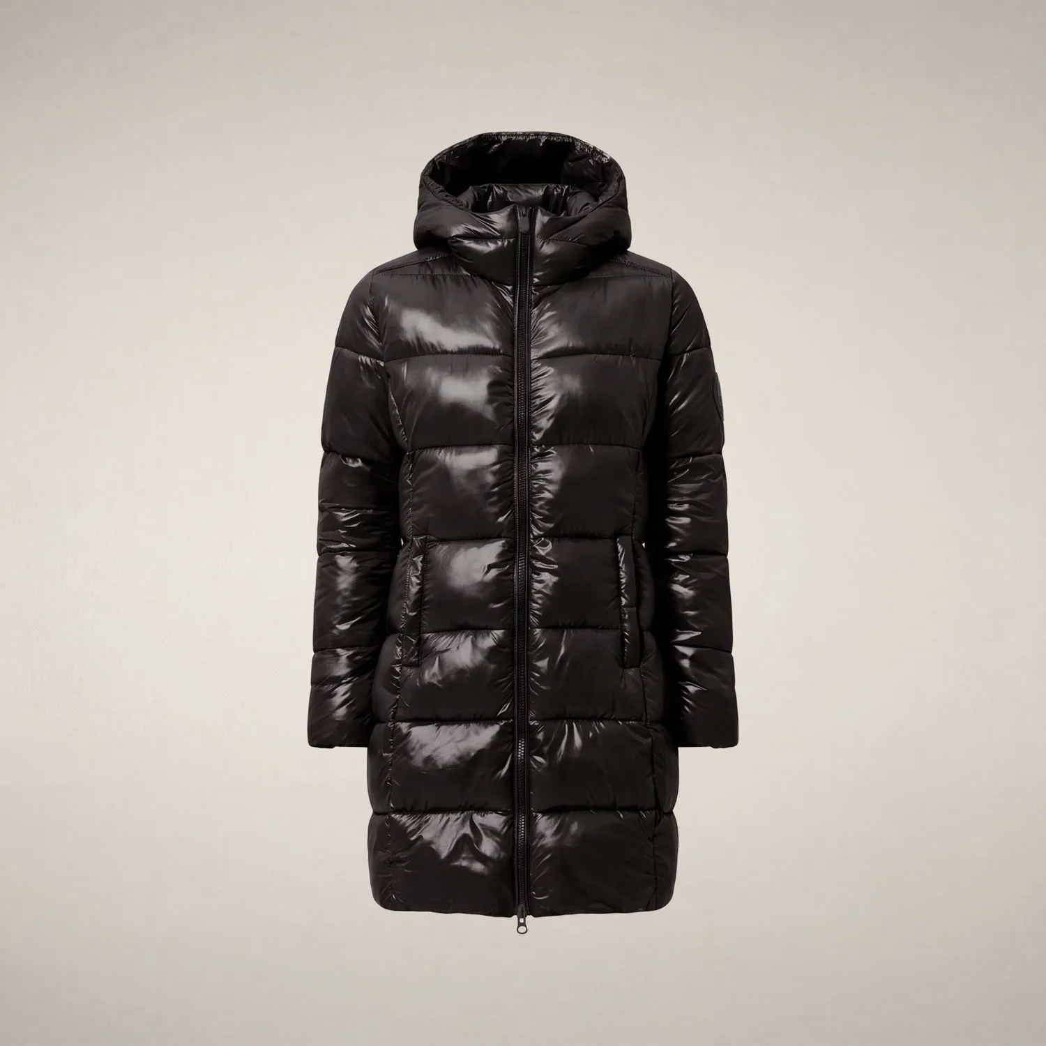 Save The Duck Ines boblekåpe dame Brown Black, slim fit