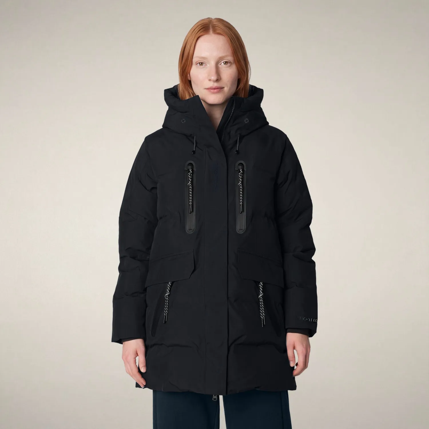 Save The Duck K2 parkas dame, svart