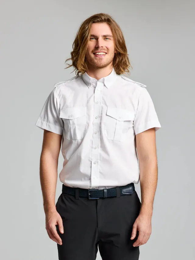 Slam Deck Yacht Shirt skjorte herre, kortermet, strykefri