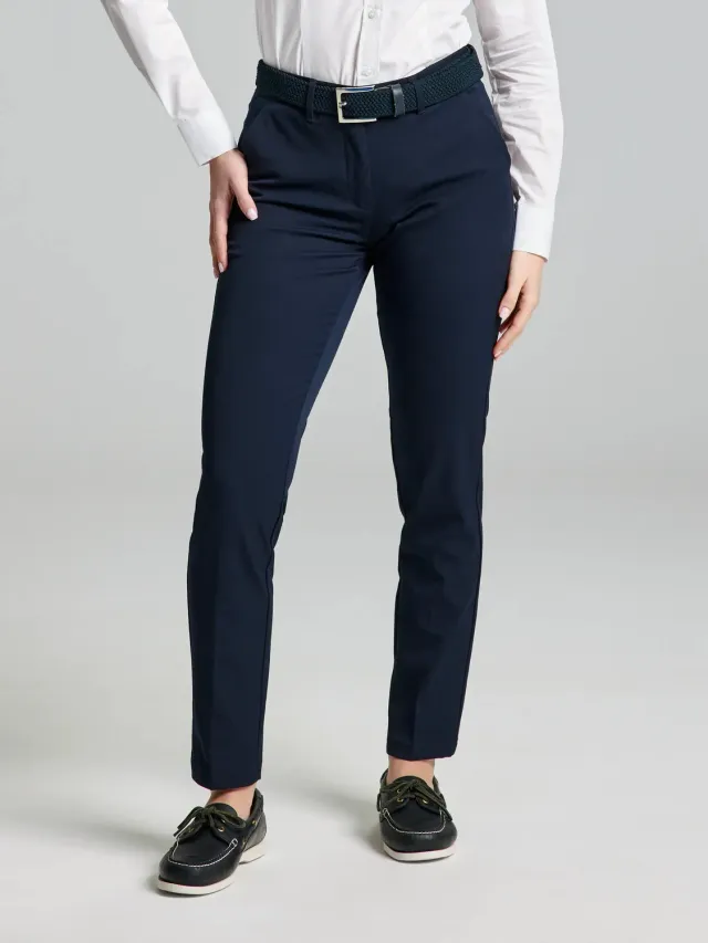 Slam WS Polyvisco Pant chinos dame XXS–XL marineblå