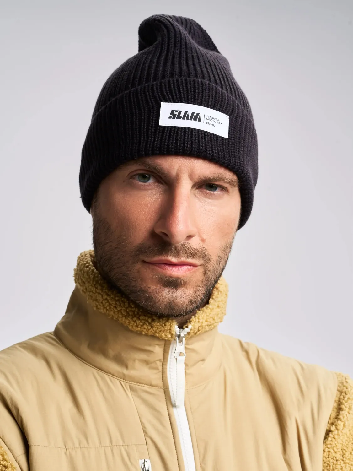 Slam Altura Knit Beanie strikkelue mørkeblå TGU ullblanding