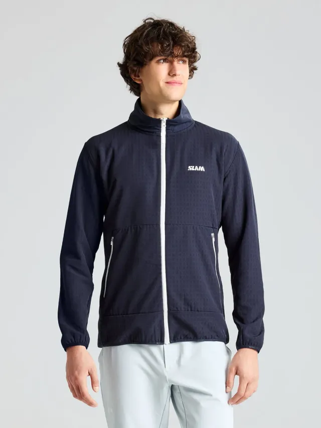 Slam Altura FZ Grid Fleece fleecejakke herre mørk marine