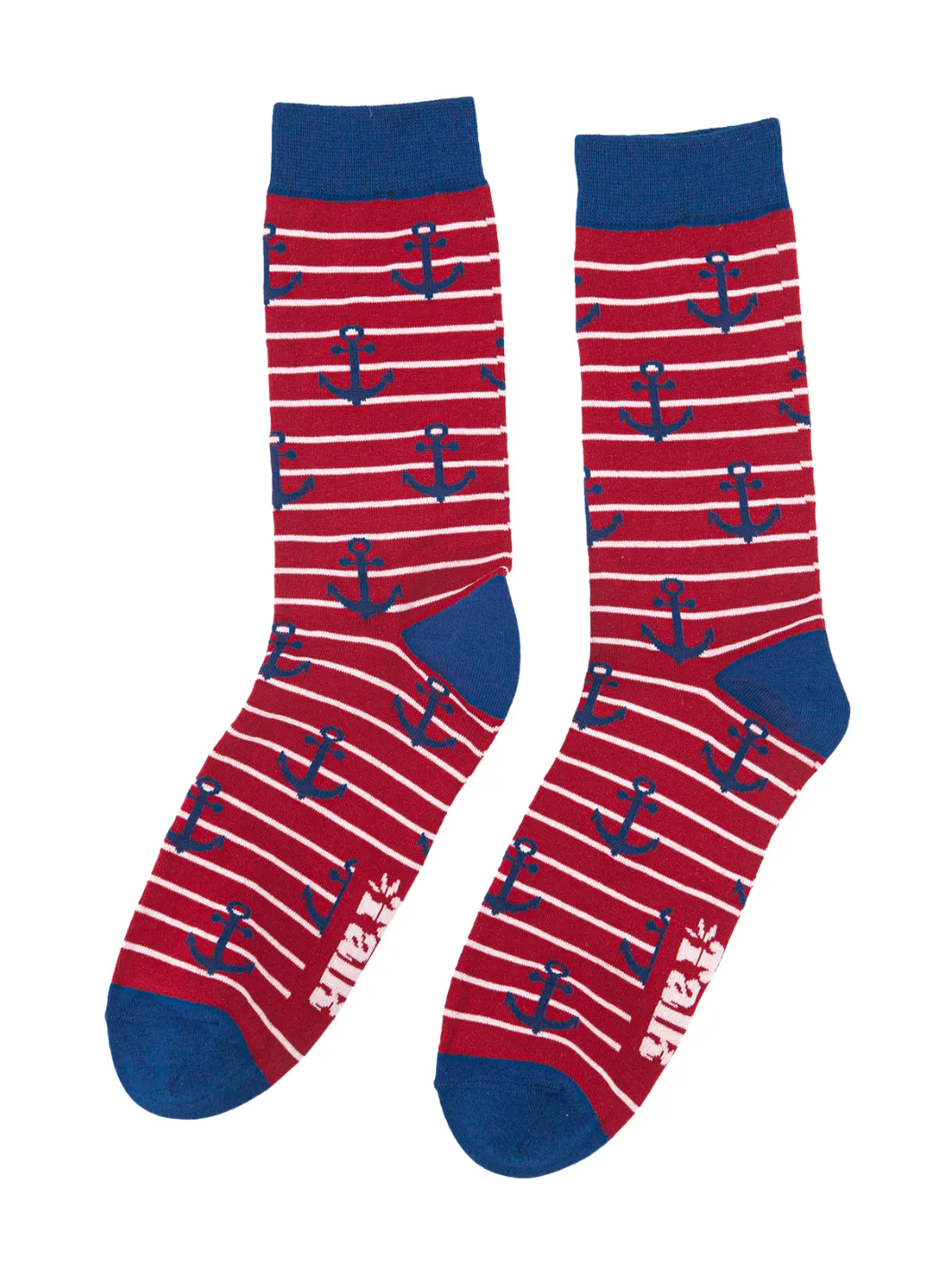 John Partridge Nautical sokker Anchor Stripe og Sailing Boats