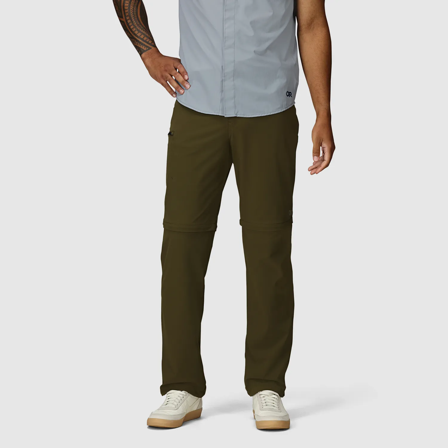 Outdoor Research Ferrosi Men's Ferrosi Convertible Pant turbukse, Pewter, zip-off